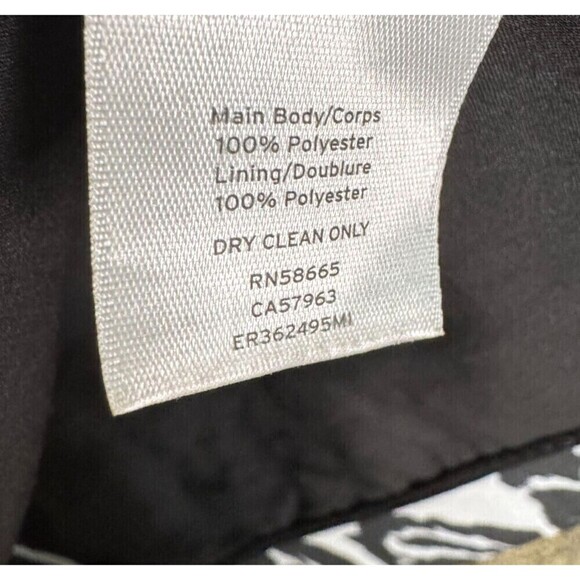 Emerson Rose Jacket Topper Size XL Black White Floral Jacquard - Picture 6 of 7